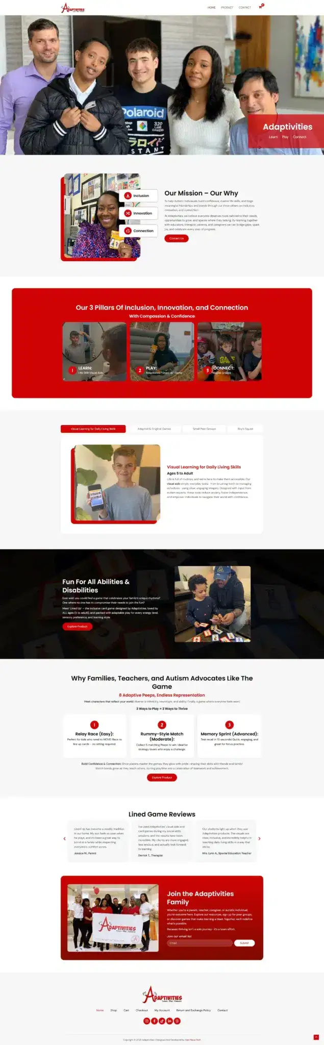 Adaptivities website