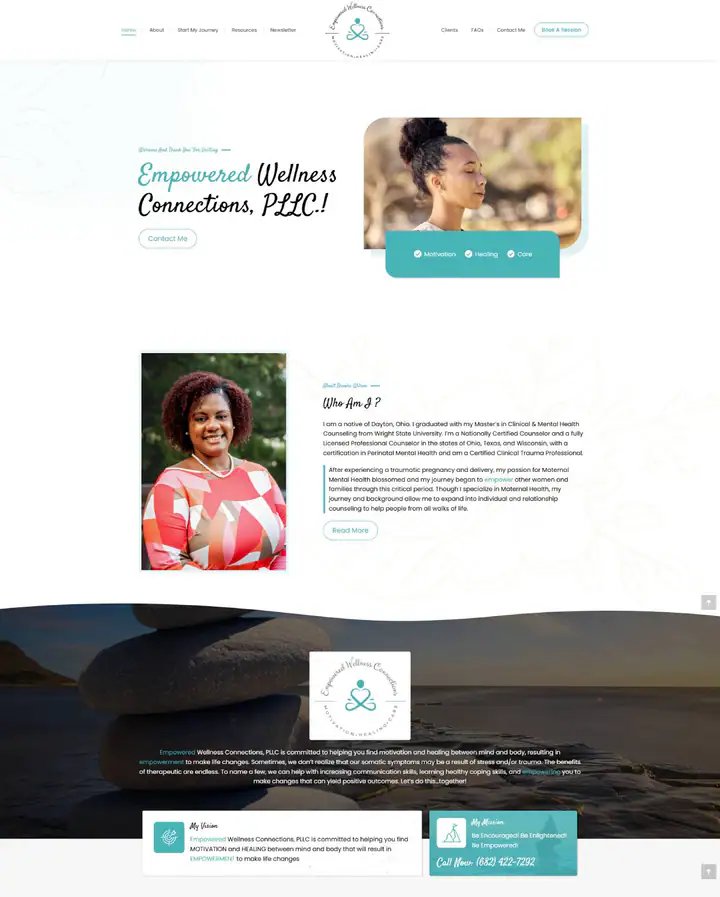 Empowered Wellness website