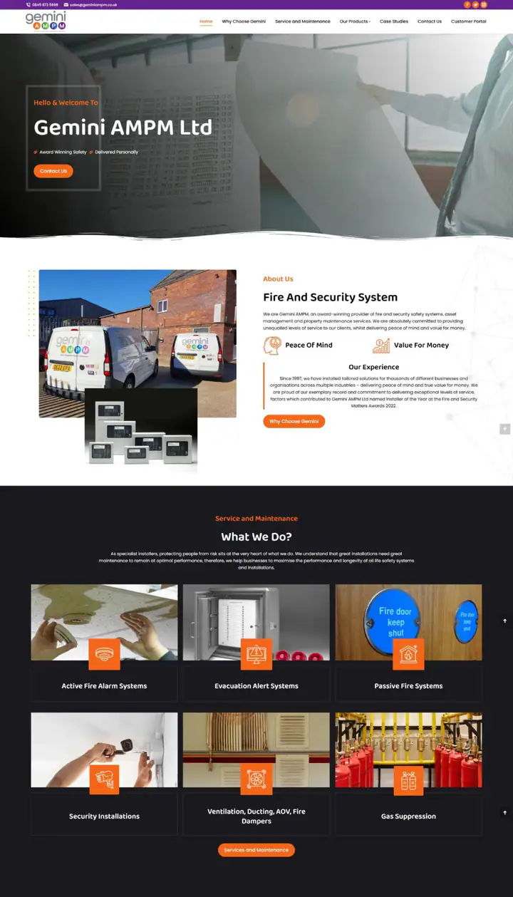 Gemini AMPM website