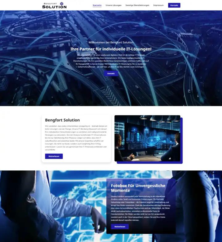 Gengfort Solution website