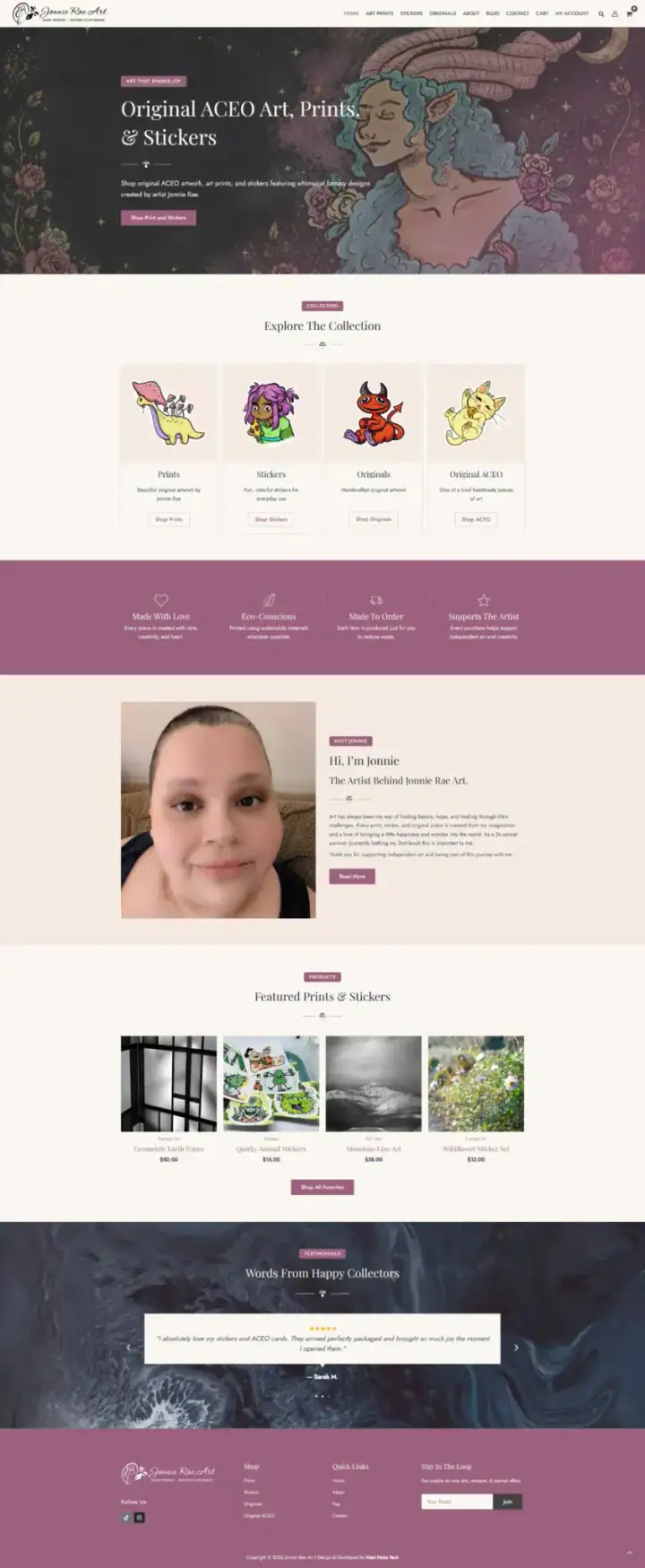 Jonnie Rae Art website