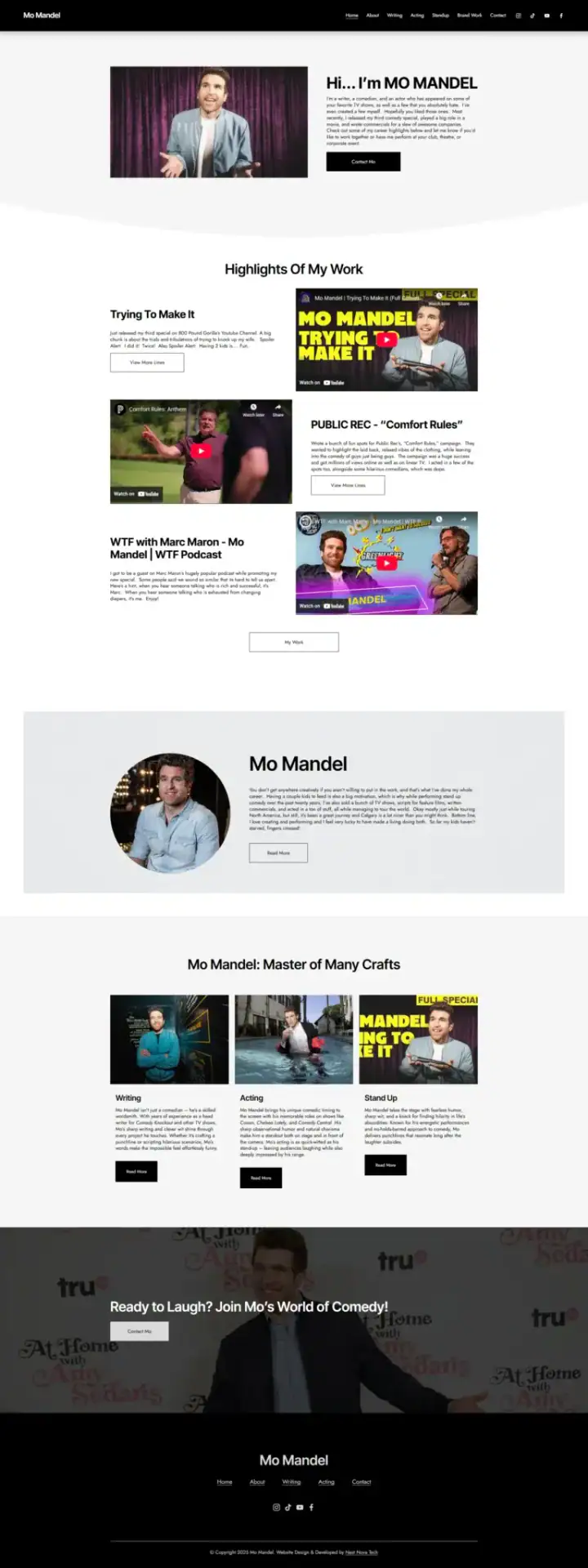 Mo Mandel website