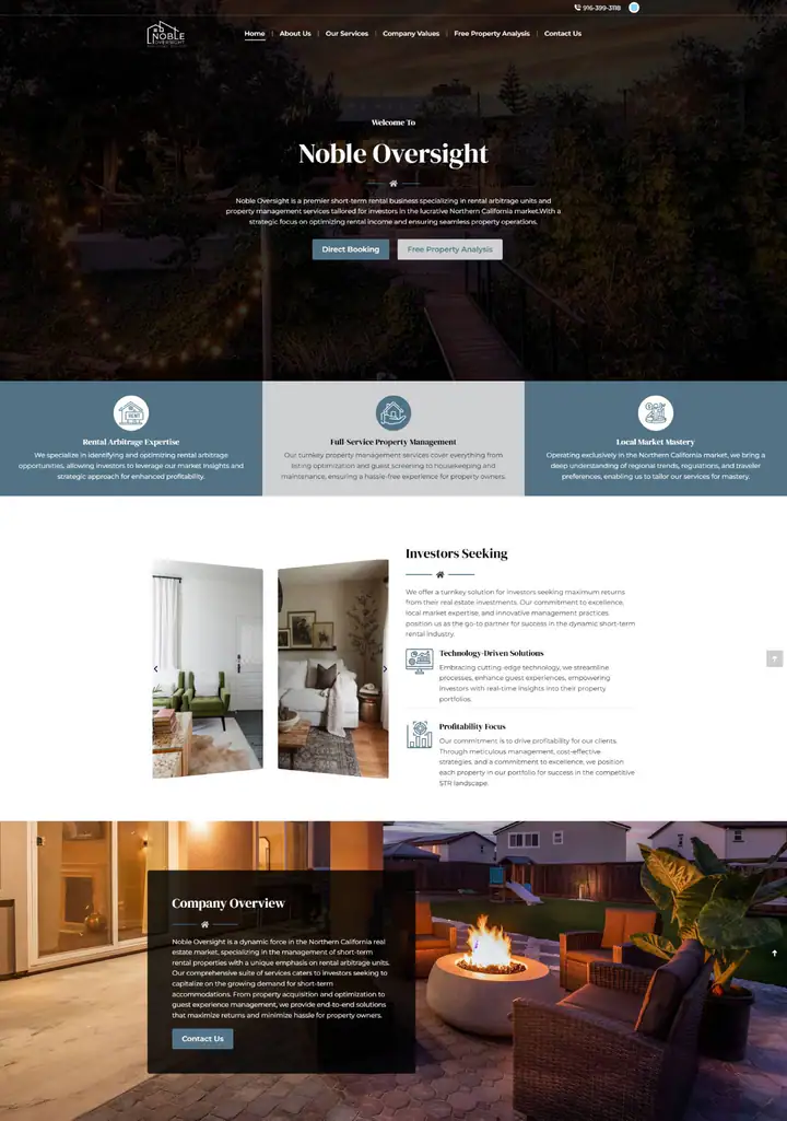Noble Oversight website