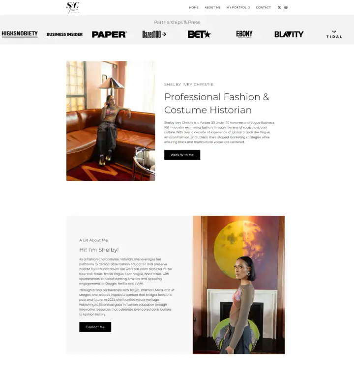 Shelby Ivey website