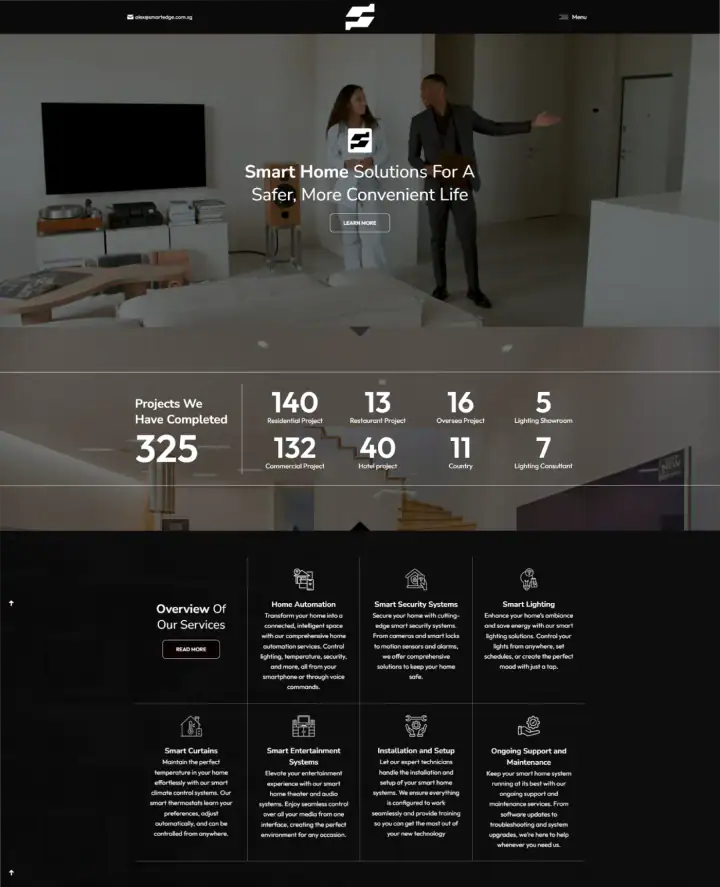 Smart Edge website