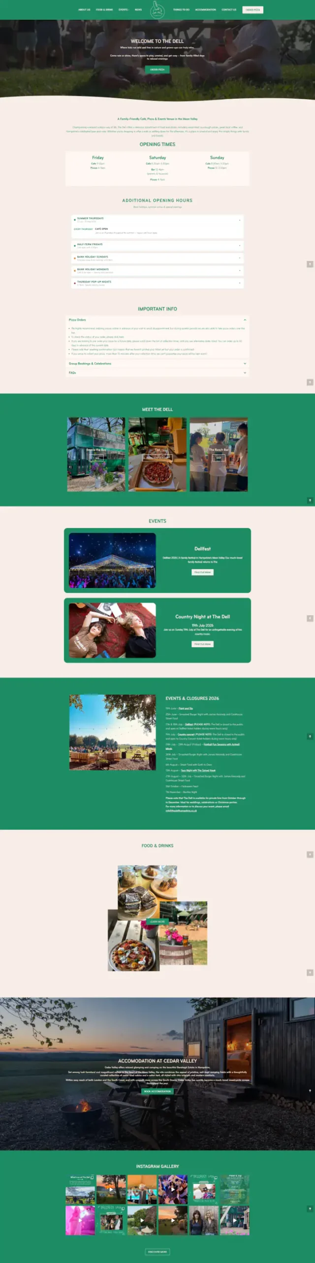 The Dell website homepage